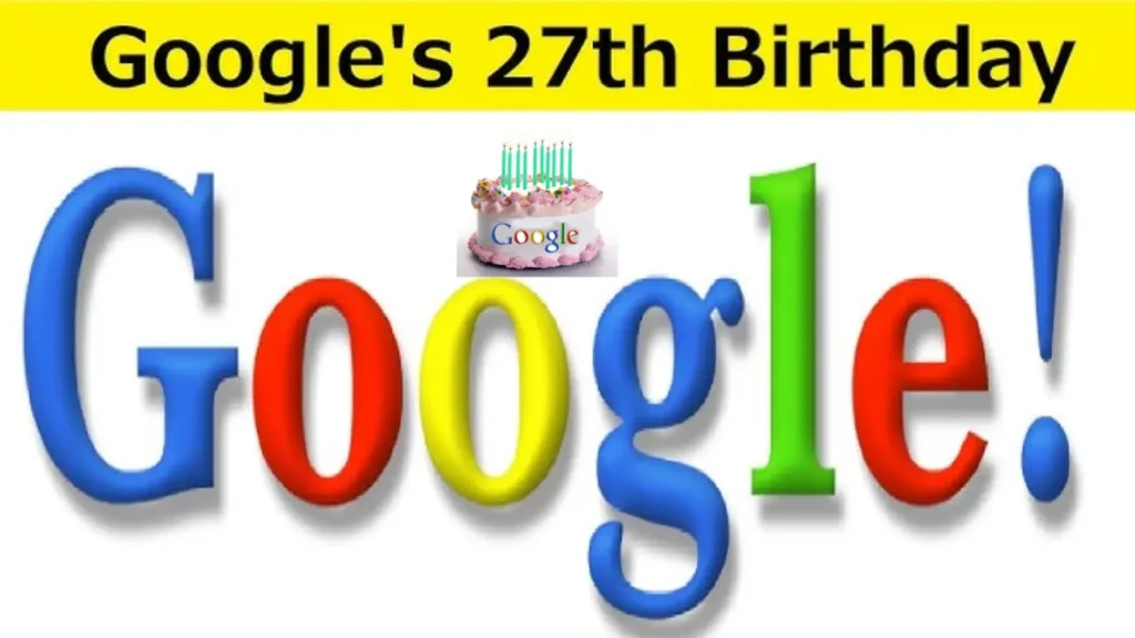 google birthday 27th